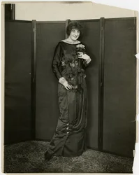 Robe drapée, Gimbels, vers 1905-18