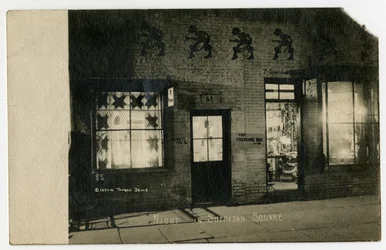 Nuit à Sheridan Square, Greenwich Village, New York, USA, c.1918-19