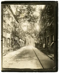 Patchin Place, partant de la 10e rue, New York, USA