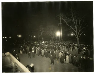 Parade pour le suffrage, Greenwich Village, New York, États-Unis, vers 1915-18