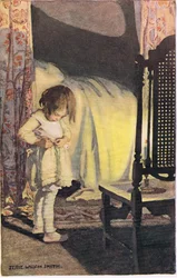 Une jeune fille se déshabillant, tiré de « Jardin de vers pour un enfant » de Robert Louis Stevenson, publié en 1885