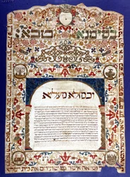 Contrat de mariage juif, « Ketubah »
