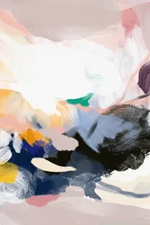 Coups de pinceau abstraits et colorés