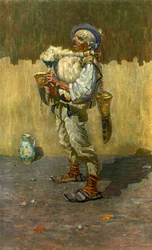 Un joueur de cornemuse, Joa Uprka 1861-1940, 1948