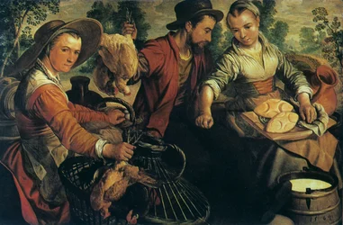 Au marché, vers 1554-1574