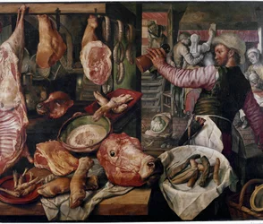 Boucherie. (Marché de la viande). Particulier