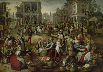 Marché, avec la Flagellation, l