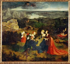 La Tempation de Saint Antoine (peinture sur bois)
