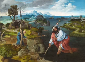 Paysage avec saint Christophe, vers 1524