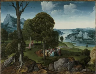 Paysage avec la prédication de Jean-Baptiste