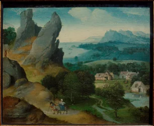 Paysage avec la fuite en Égypte
