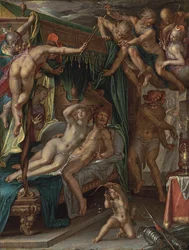 Mars et Vénus surpris par Vulcain