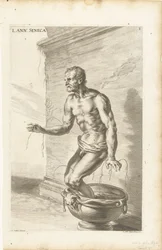 Sénèque, gravé par Richard Collin
