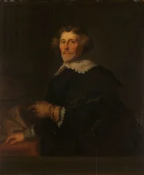 Portrait de Pieter Corneliszoon Hooft, bailli de Muiden, historien et poète
