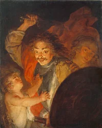 Mars, Vénus et Cupidon Allégorie de la colère, vers 1630