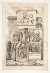 Reliefs romains avec inscriptions