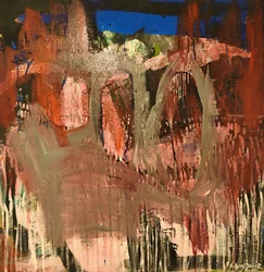 Abstrait rouge dynamique