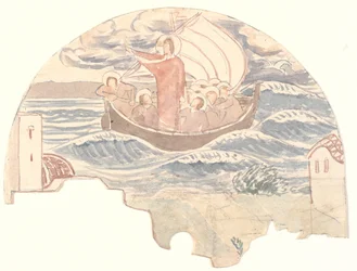 Le Christ calme la tempête