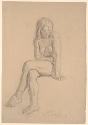 Ève assise