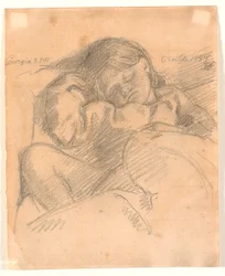 Enfant endormi, Géorgie