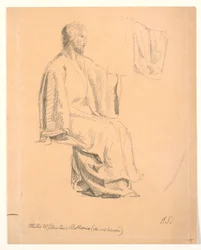 Étude de Christ assis