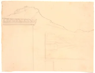 Vue sur des bâtiments au sommet d