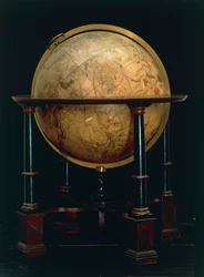 Globe céleste par Joan Blaeu
