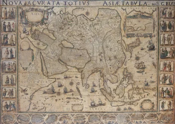 Nova & Acurata Totius Asiae Tabula, auct G. Blaeu, vers 1673