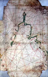 Le Golfe du Siam, c.1679 (gravure en couleur)