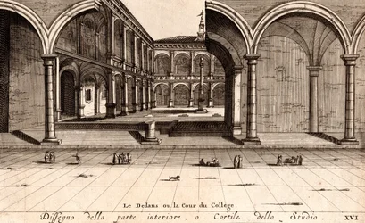 La cour intérieure du Palais de l