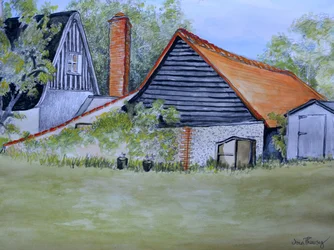 Vue sur le jardin des voisins, 2016