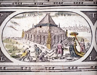 Représentation des sept Merveilles de l
