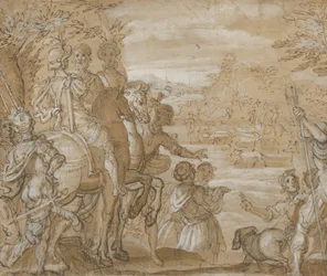 Partie de chasse, vers 1555-1565