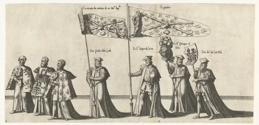 Partie du défilé, n° 3 et 4 (Cortège funèbre de l