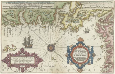 Carte de la côte de la Norvège et de la Suède entre Merdøy et Uddevalla