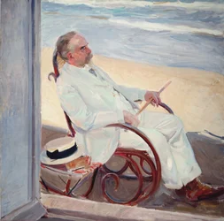 Antonio García à la plage