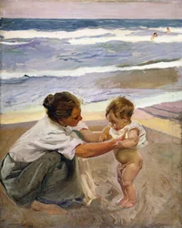 Au bord de la mer, 1908