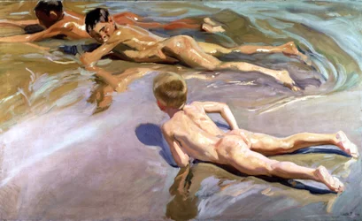 Enfants sur la plage