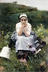 La laitière, c.1890