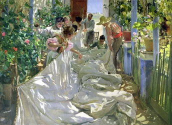 Réparation de la voile, 1896