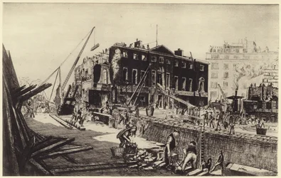 Démolition de Devonshire House