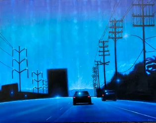 Ventura Highway c. 2020 (acrylique sur panneau)