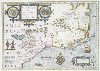Virginie et Floride, nouvelles descriptions, 1636