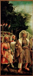 Le martyre de sainte Ursule, volet gauche de l