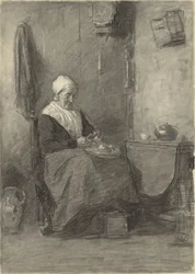 Femme paysanne à l