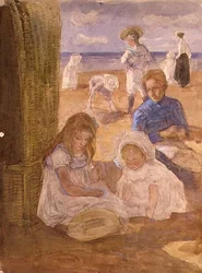 Scène de plage