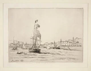 Entrée du port de Honfleur