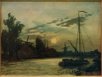 Paysage au crépuscule