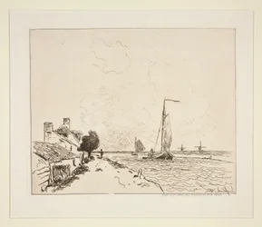 Les deux barques à voile