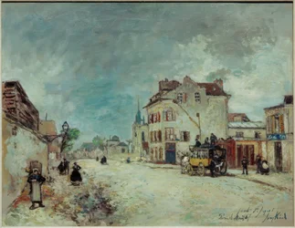 Diligence sur le Faubourg Saint-Jacques
